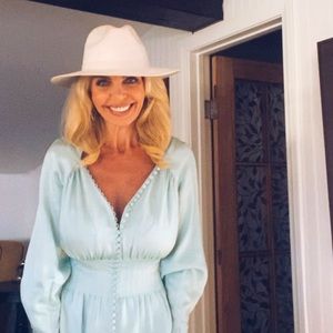 Gorgeous Seafoam Blue silk dress